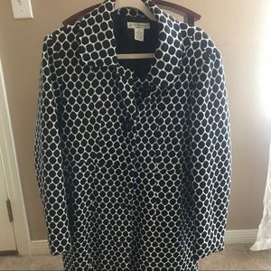 Beautiful polka dot jacket.